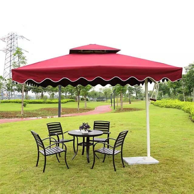 Sidepole Imported Chinese Umbrella, Cantilever Parasols, Outdoor patio 17