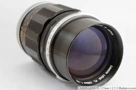 Canon FL 135mm f/2.5 Manual lens for Sony/ Fuji/ Mft Cameras.
