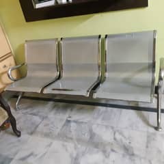 5 seater sofa 25000 steel bench 17000