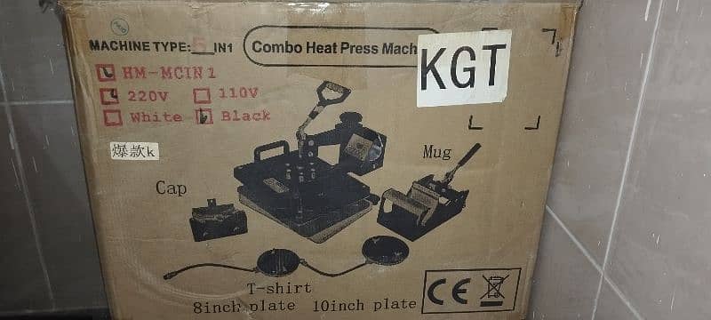 5 in 1 Combo Heat press machine high quality 4