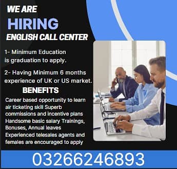 Jobs Available in Call Center (Uk Based Trvael Agency ) 2