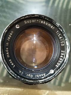50mm 1.4 aperture manual lens