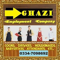 Baby sitters/Drivers /Office boy /Helper, Nurse/Cook/Housemaids