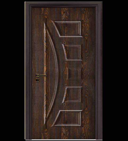 Melamine Panel Doors/Semi solid wooden door/Solid Wooden Door 10