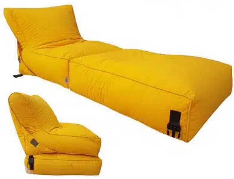 Wallow Bean Bag Bed Chair _ Multipurpose Flip out Sofa 3