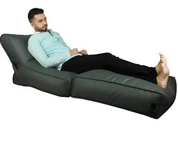 Wallow Bean Bag Bed Chair _ Multipurpose Flip out Sofa 4