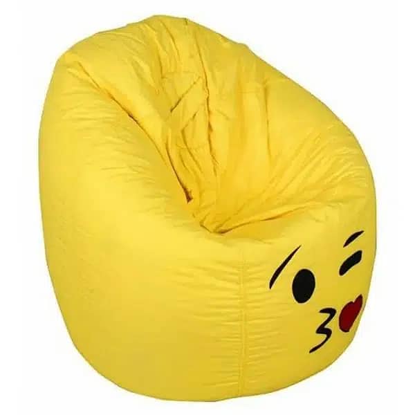 Emoji & plain Bean Bags Chair | Furniture | stylish & Comfortable 7