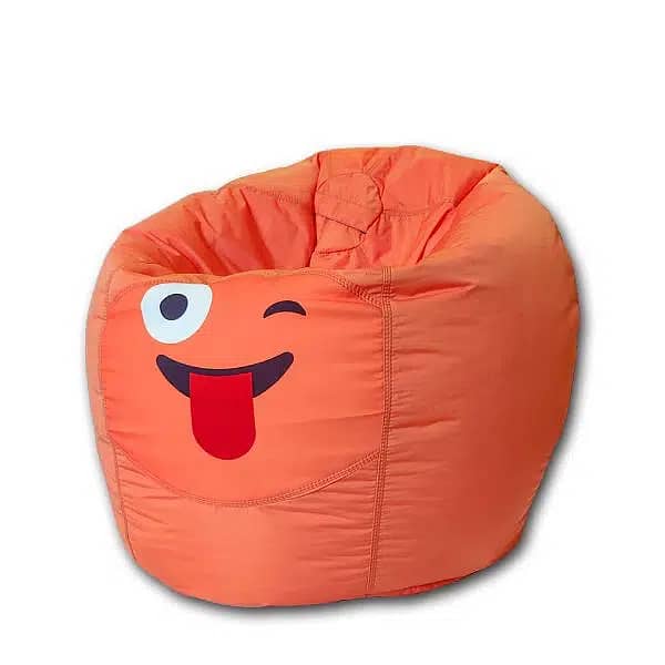 Emoji & plain Bean Bags Chair | Furniture | stylish & Comfortable 11