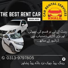 car with Driver peshawar to any city 0313 9797805