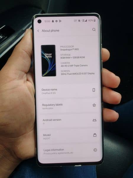 oneplus 8 5G 10/10 condition 8/128GB (price is final) No exchange ofer 7