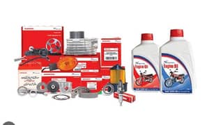 Honda All Bikes Geniune Spare Parts and Body parts Available