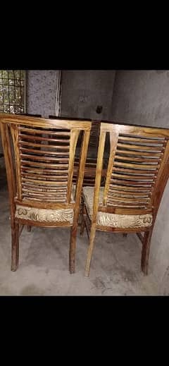 6 chairs dining table urgent sell