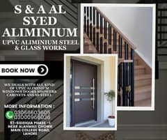 Glass Railling/Upvc Windows/Showers Cabinets/SS Steel/Certain Wall