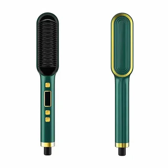 Hair Straightener Brush |Curling Comb 2 In 1 |Hair Hot Comb 2