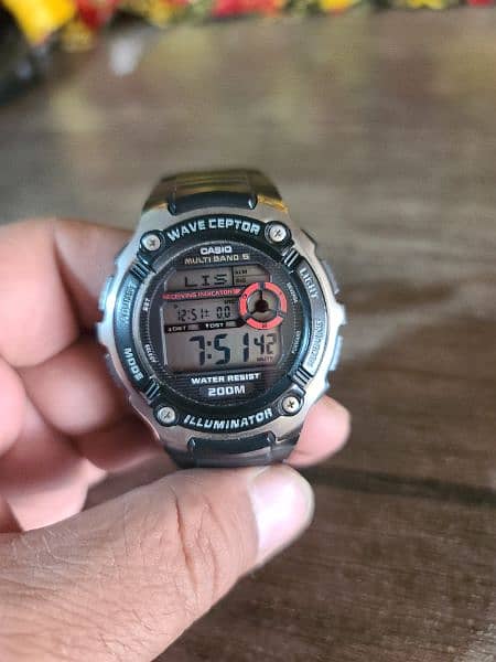 CASIO wave ceptor watch for sale 7