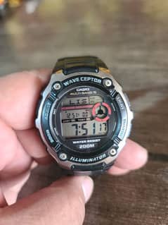 CASIO wave ceptor watch for sale 0