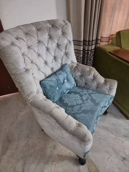 custom made 2 X single seater sofa chairs  for sale 1
