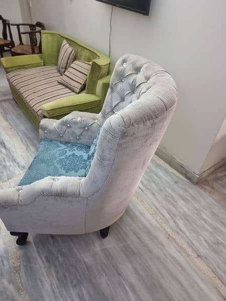 custom made 2 X single seater sofa chairs  for sale 4