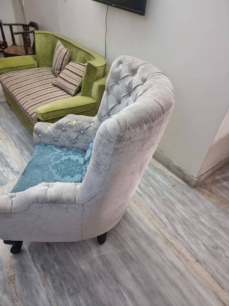 custom made 2 X single seater sofa chairs  for sale 5