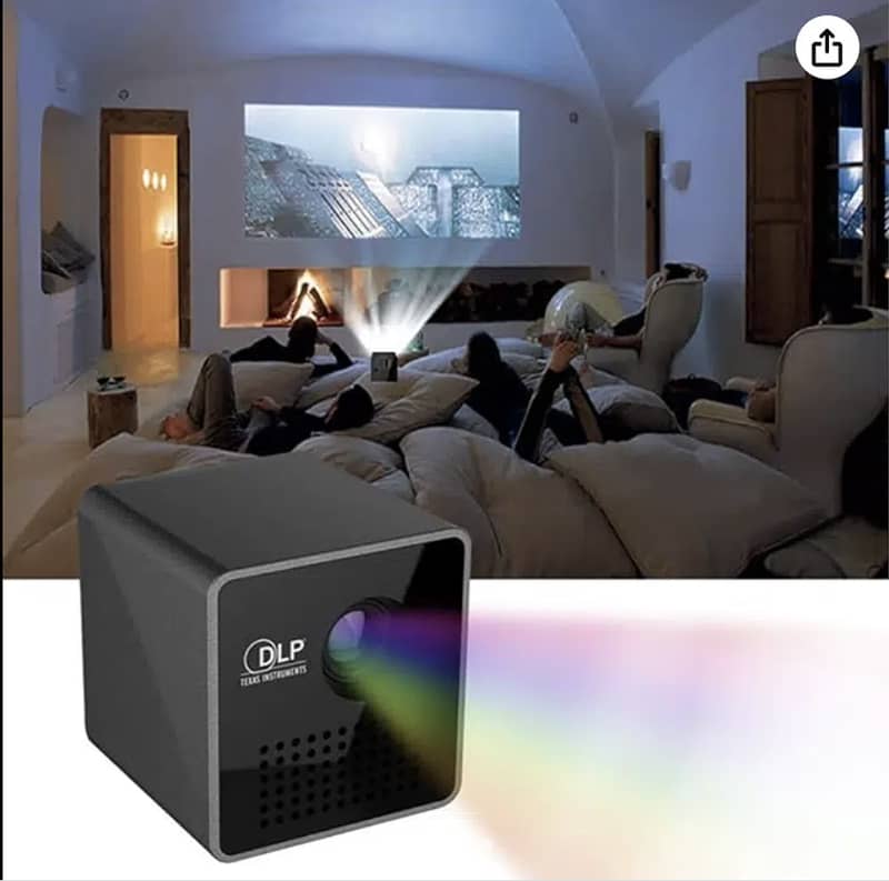 Ultramini DLP Projector Full HD Mini Home Theater Cinema Projector 3