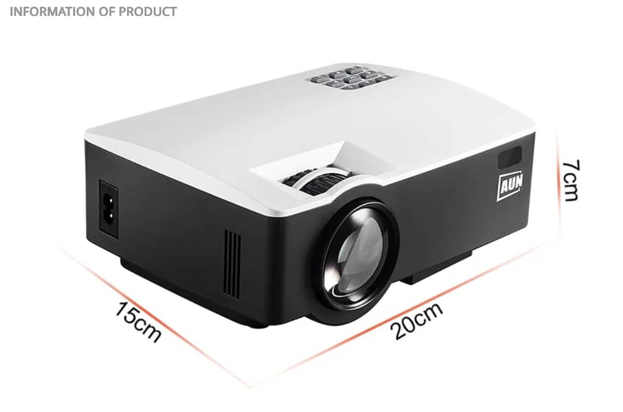 AUN LED Android 1800 Lumens Support Full HD 3