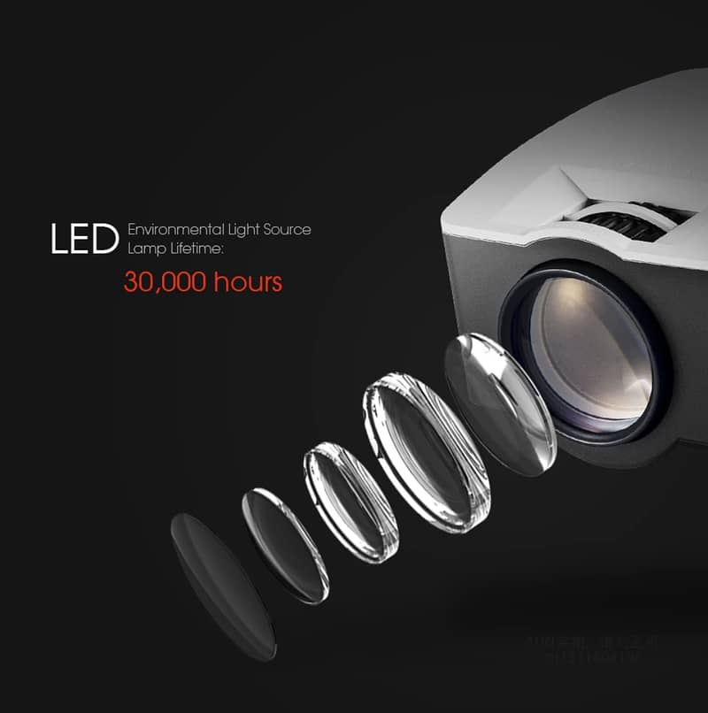 AUN LED Andoid 1800 Lumens Support Full HD 6