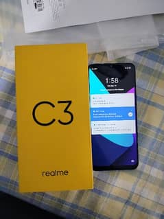 Realme C3 with box only