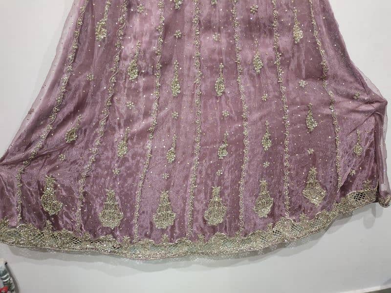 walima Maxi in Light Purple with Golden work 4