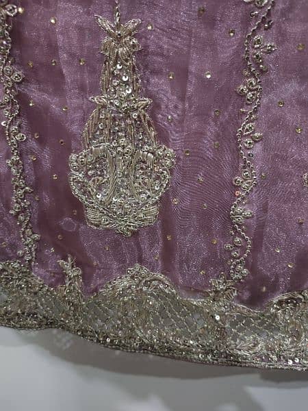 walima Maxi in Light Purple with Golden work 5