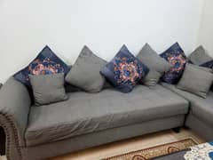 L shape Sofa / Sofa Set / Sofa with cushions 0