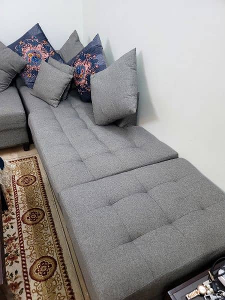 L shape Sofa / Sofa Set / Sofa with cushions 1