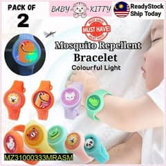 Baby'sMosquito Repellent Bracelet, Pack Of 2 0