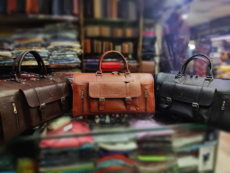 Original Leather Duffel Bags | Best Real Leather Traveler Bag Travel 1