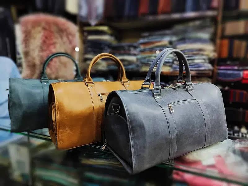 Original Leather Duffel Bags | Best Real Leather Traveler Bag Travel 2