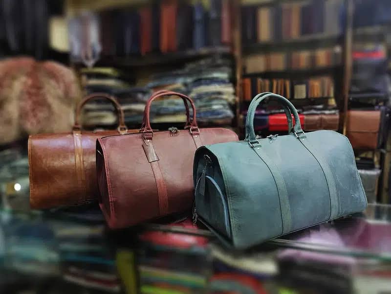 Original Leather Duffel Bags | Best Real Leather Traveler Bag Travel 3