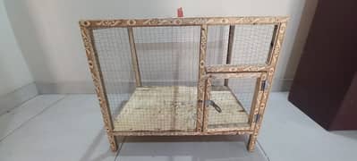 Medium size wooden cage