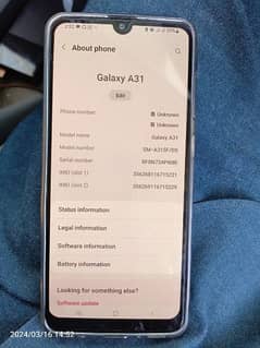 SAMSUNG A31 FOR SALE