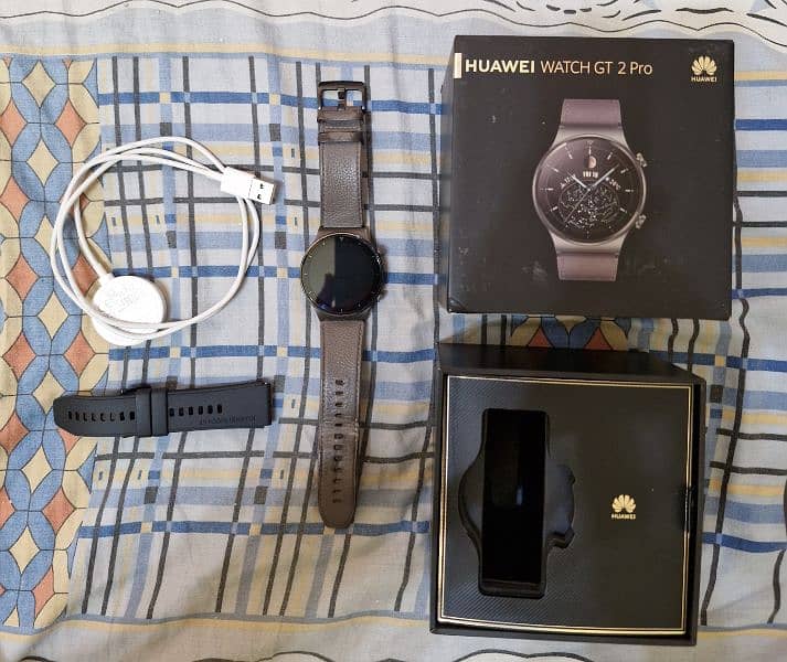 Huawei Watch GT 2 Pro watch Nebula Grey Full box 0