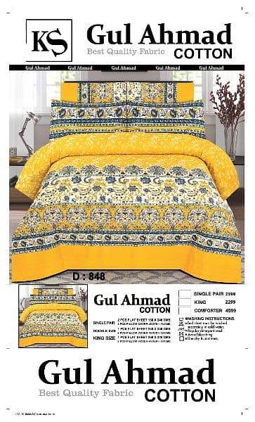 GUL AHMED BEDSHEETS 3