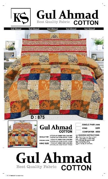 GUL AHMED BEDSHEETS 4