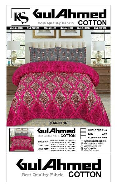 GUL AHMED BEDSHEETS 6