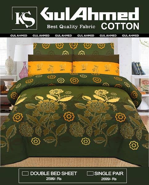 GUL AHMED BEDSHEETS 8