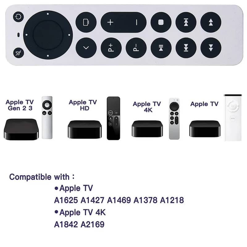 Remote Control for Apple TV Box TV1 TV2 TV3 A1294 A1469 A1427 A1378 3