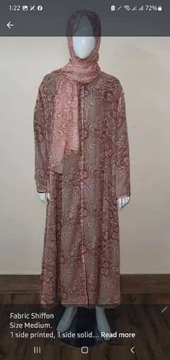 chiffon abaya for sell
