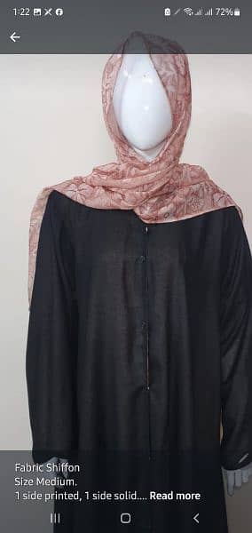 chiffon abaya for sell 1