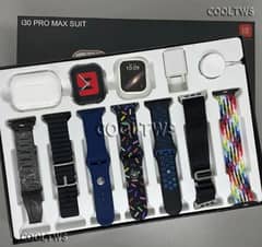 Smart Watch Hi Watch 9 (7 Straps +Earphone+Adapter+Silicone Case
