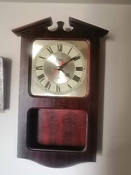 Wall clock  Vintage Wooden England 7