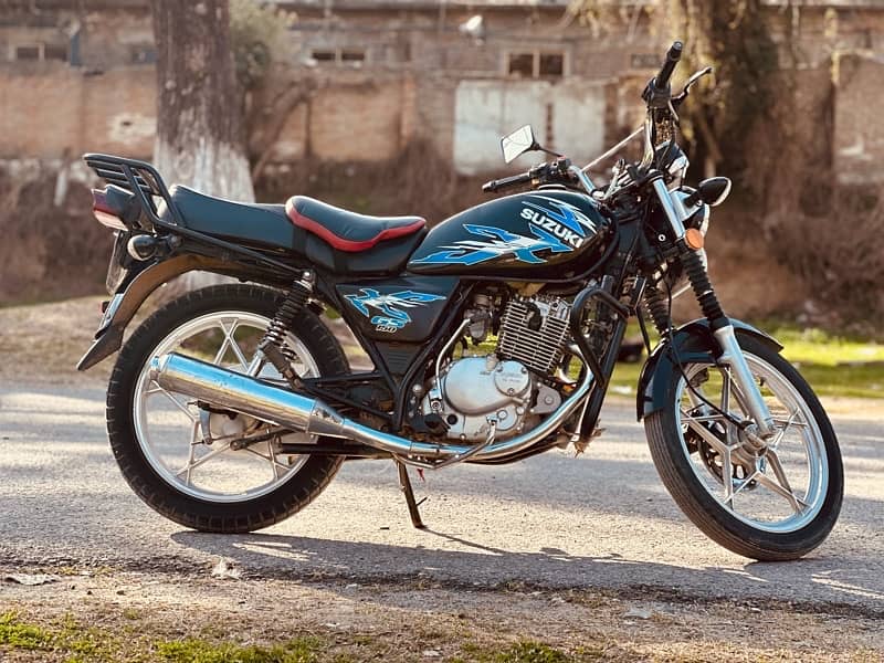 Suzuki gs150se model 2020 islamabad number urgently sale 1