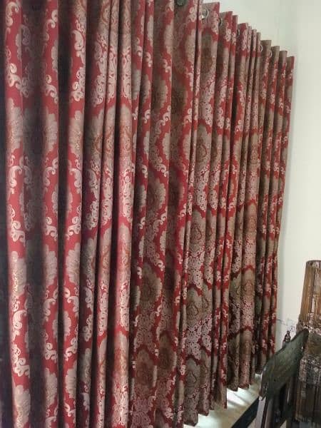 Big size curtain pair - Curtain pair with rod - Curtain 0