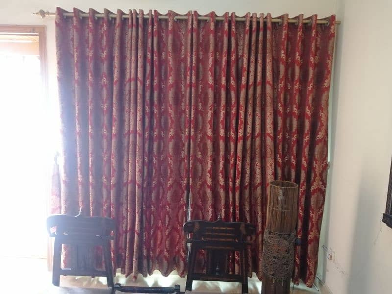 Curtain pair with rod - Curtain 1